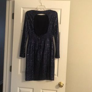 Ralph Lauren sequin dress. Open back!